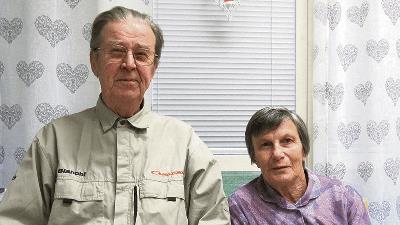 Kuvassa Isto ja Eila Kulmanen, kuvat: Hannu Lahtinen.